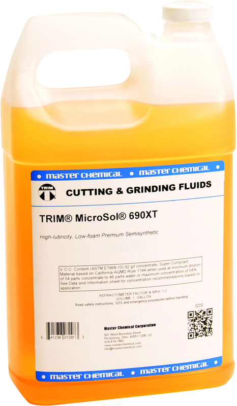 1 Gallon TRIM® MicroSol® 690XT High Lubricity Low Foam Premium Semi-Synthetic - Apex Tool & Supply