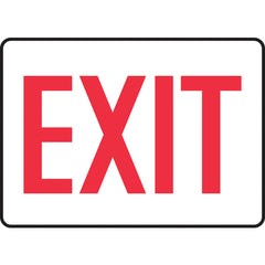 Sign, Exit, 7″ × 10″, Vinyl - Apex Tool & Supply