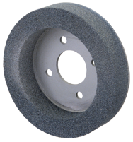 6 x 1 x 4" - Silicon Carbide (GC) / 100I Type 2 - Tool & Cutter Grinding Wheel - Apex Tool & Supply