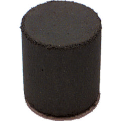 1″ × 7/8″ × 1/4″ - Cylinder Resin Bonded Rubber Cone (Extra Fine Grit) - Apex Tool & Supply