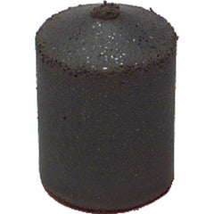 1 1/4″ × 7/8″ × 1/4″ - Pointed Resin Bonded Rubber Cone (Extra Fine Grit) - Apex Tool & Supply