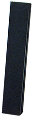 6 x 2 x 1'' - Oblong Resin Bonded Rubber Block & Stick (Coarse Grit) - Apex Tool & Supply