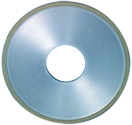 6 x 1/2 x 1-1/4" - 1/8" Abrasive Depth - 120 Grit - Type 1A1 Diamond Straight Wheel - Apex Tool & Supply