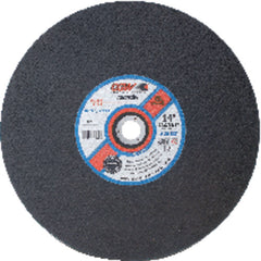 14″ × 7/64″ × 1″ - A36-S-BF - Aluminum Oxide Reinforced Cut-Off Wheel - Chop Saw - Apex Tool & Supply