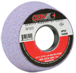 5 x 1-3/4 x 1-1/4" - Type 11 - AS3-60-J-VCER - Tool & Cutter Grinding Wheel - Apex Tool & Supply
