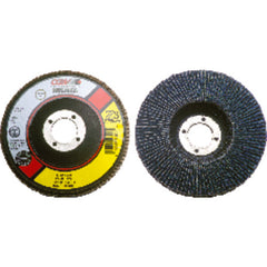 4 1/2″ × 7/8″-60 Grit - Zirconia-Stainless Straight Flap Disc - Apex Tool & Supply