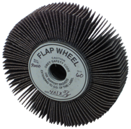 4 x 2" - 120 Grit - Aluminum Oxide - Non-Woven Flap Wheel - Apex Tool & Supply