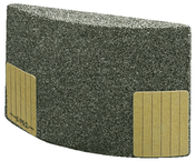 5 x 1-1/2 x 6'' - High 30-E Grit - Grinding Wheel Segment - Apex Tool & Supply