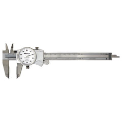 ‎0-200 mm Range - Dial Caliper White Face - 0.01 mm Graduation - Apex Tool & Supply