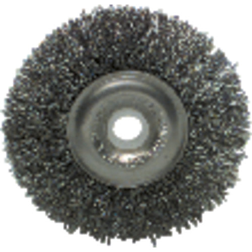 8″ Diameter-5/8″ Arbor Hole - Crimped Steel Wire Straight Wheel - Apex Tool & Supply