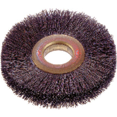 1 3/8″ Diameter-1/4″ Arbor Hole - Steel Wire Straight Wheel - Apex Tool & Supply