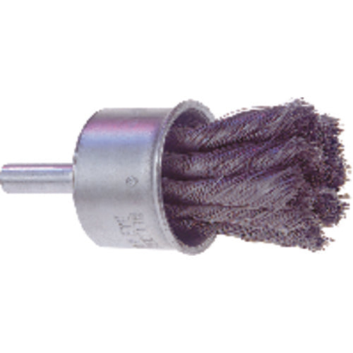 1″ Diameter-0.020″ Wire Size - Steel Wire End Brush - Apex Tool & Supply