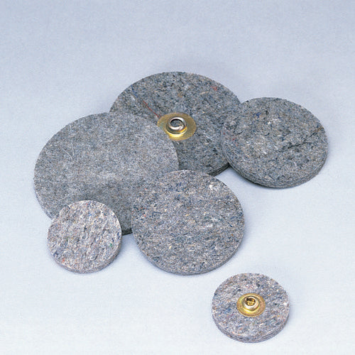 3″ - Grit - Felt Rol-On Quick Change Polishing Disc Alt mfg # 840480 - Apex Tool & Supply