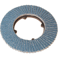 4 1/2″-120 Grit - Aluminum Oxide - CMT 728 Quick Change Flap Disc - Apex Tool & Supply