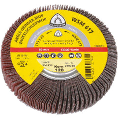 4 1/2″-40 Grit - Aluminum Oxide - WSM 617 Quick Change Flap Wheel - Apex Tool & Supply