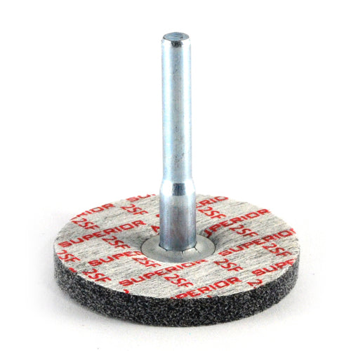 2″ × 1/4″ × 1/4″ - Fine Grit - Deburring Wheel - Apex Tool & Supply