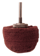 3 x 2 x 1/4'' - Fine Grit - Goblet Wheel - Apex Tool & Supply