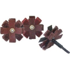 ‎2″ × 1/2″'-8-32 Eyelet-80 Grit - Aluminum Oxide Buff and Blend Combi Cross Buff Alt mfg # 727405 - Apex Tool & Supply