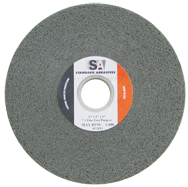 6 x 1/2 x 1'' - 10SF Fine - Silicon Carbide Deburring Convolute Wheel - Apex Tool & Supply
