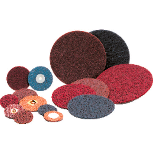 7″ - Coarse Grit - Surface Conditioning Velcro Quick Change Disc Alt mfg # 845813 - Apex Tool & Supply
