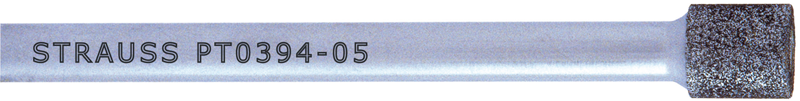 .197 x .236 x 1/8" - Medium Grit - Diamond Mandrel - Apex Tool & Supply