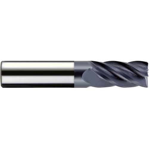 1/2″ Dia. × 1/2″ Shank × 3″ DOC × 6″ OAL, Carbide, veri4, 5 Flute, Plain, External, Corner Radius, Solid End Mill Series/List #5102 - Exact Industrial Supply