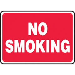 Sign, No Smoking, 10″ × 14″, Plastic - Apex Tool & Supply