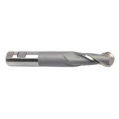 1" Dia. - 7-1/4" OAL - HSS - Ball End SE EM - 2 FL - Apex Tool & Supply