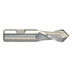 7/8" Dia. - 3-3/4" OAL - Uncoated M-42 Cobalt - Marxman Drill - Mill SE EM - 2 FL - Apex Tool & Supply