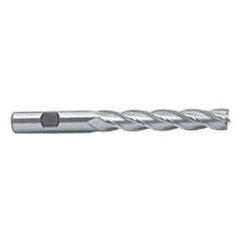 1/4 Dia. x 3-9/16 Overall Length 4-Flute Square End Cobalt SE End Mill-Round Shank-Center Cutting -Uncoated - Apex Tool & Supply