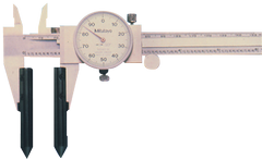 Center Line Gage - for 4; 6; & 8" Calipers - Apex Tool & Supply