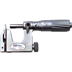 1″-2″ Measuring Range-0.0001″ Graduation - Friction Thimble - Carbide Face - Multi- Anvil Micrometer - Apex Tool & Supply