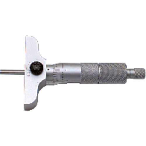 0-6″ Measuring Range - Ratchet Thimble - Depth Micrometer - Apex Tool & Supply