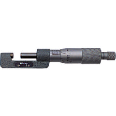 0-1″ Measuring Range-0.001″ Graduation - Ratchet Thimble - Carbide Face - Hub Micrometer - Apex Tool & Supply