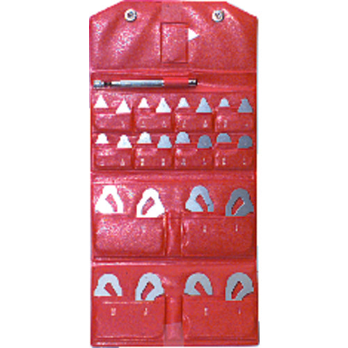 Model 186-903-1/64″-17/64″-17 Pieces - Radius Gage Set - Apex Tool & Supply