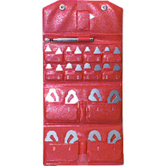 Model 186-904-9/32″-1/2″-8 Pieces - Radius Gage Set - Apex Tool & Supply