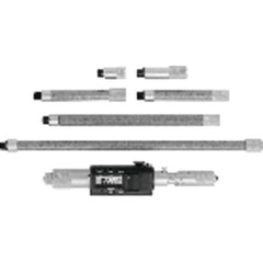 8″-40″ Range-0.001″ Gradiation - Carbide Tipped Measuring Face - Electronic Tubular Inside Micrometer - Apex Tool & Supply