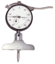 0 - 200mm Measuring Range (.01mm Grad.) - Dial Depth Gage - Apex Tool & Supply