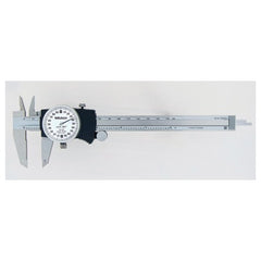 ‎0-8″ Range - Dial Caliper White Face - 0.001″ Graduation - Apex Tool & Supply