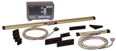 Digital Readout System - #174-173PM2K; 2-Axis; 12 x 36'' Series ABS-AOS; For Milling Applications - Apex Tool & Supply