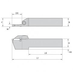 250214 WMT LH TOOLHOLDER 16 X 16 - Apex Tool & Supply