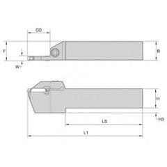 250250 WMT LH TLHLDR 25X25 SEAT 5 - Apex Tool & Supply