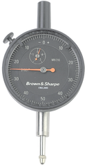 1 Total Range - 0-100 Dial Reading - AGD 2 Dial Indicator - Apex Tool & Supply