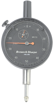 1 Total Range - 0-100 Dial Reading - AGD 2 Dial Indicator - Apex Tool & Supply