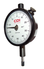 2.0 Total Range - 0-100 Dial Reading - AGD 2 Dial Indicator - Apex Tool & Supply