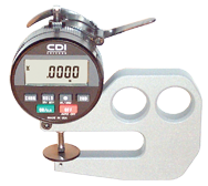 #DG10-9 - 0 - 1'' Range - .0005" Resolution - 6'' Throat Depth - Electronic Thickness Gage - Apex Tool & Supply