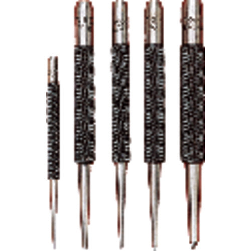 Starrett Center Punch - Model No 117AA; 1/16″ Tip Diameter; 3/16″ Body Diameter - Apex Tool & Supply