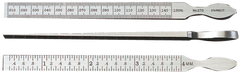 #270 - 1 Leaf - .010 to .150" (.3 to 4mm) Range - Taper Gage - Apex Tool & Supply