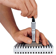 #449AZ6R - 0 - 6'' Measuring Range - Ratchet Thimble - Depth Micrometer - Apex Tool & Supply