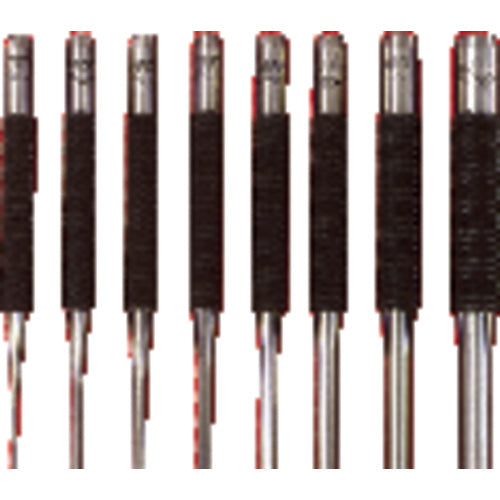 Starrett Drive Pin Punch - 3/16″ Tip Diameter × 4″ Overall Length - Apex Tool & Supply